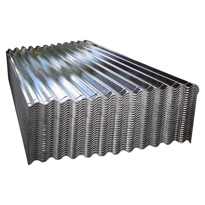 Z61-Z90 revêtement des carreaux de toiture en acier Gi Plaque de type T Carreaux ondulés Taille personnalisée et carreaux DX51D tôles de toiture galvanisées