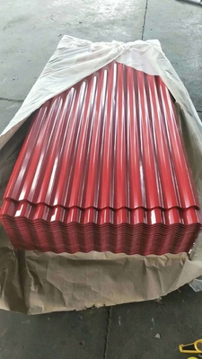 Plaques de toiture ondulées de couleur Prix compétitifs de toiture en métal PPGI pour des solutions de toiture durables et élégantes