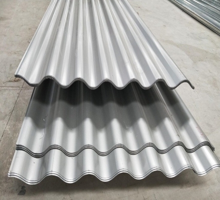 5 mm GI tôles de toiture galvanisées ondulées dans des emballages standard pour la construction de serres durables