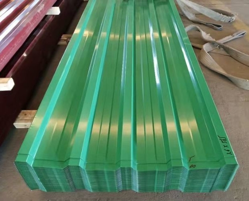 Meilleur SGCC/CGCC/DX51D Z/Q195-Q345 Prepeint couleur revêtue PPGI PPGL tôle de toiture en acier métallique ondulé pour le pliage