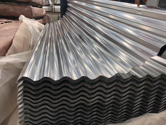 Plaques de toiture en acier galvanisé galvanisé à chaud avec une épaisseur de 0,12 à 1,0 mm et un revêtement en zinc de 40 à 275 g/m2