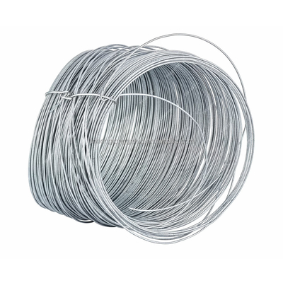 Fil d'acier galvanisé pour clouage/ligage/construction de calibre BWG8-BWG24 et poids de bobine selon les exigences du client