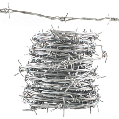 1.4mm-2.6mm épaisseur de fil de fer galvanisé en fil de fer barbelé pour les besoins personnalisés