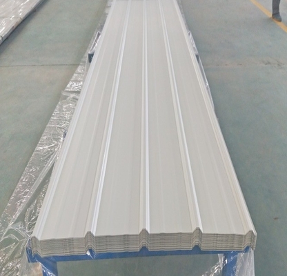 - Vente de 6m de fer IBR Prix par feuille Couleur de la feuille de toit en acier ondulé RAL 9016 zinc galvanisé PPGI feuille de toit en métal