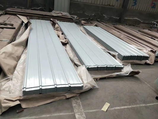 Fer découlé IBR Prix par feuille Couleur Feuille de toit en acier ondulé Zinc galvanisé Aluminium PPGI Feuille de toit en métal