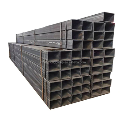 Tubes carrées en acier au carbone soudés ASTM A500 non huilées pour applications industrielles