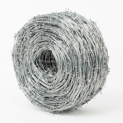 Fil barbelé galvanisé trempé à chaud pour la construction de maillage de protection clôture de sécurité PVC revêtu de fer 50 kg certifié BSCI