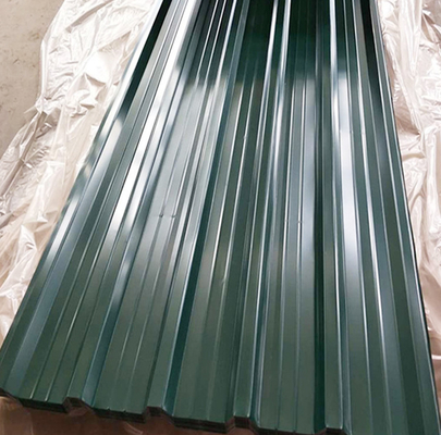 Tape de toiture PPGI Couche revêtue CGI ondulée / ondée Tape de toiture galvanisée en fer / acier avec couleur RAL personnalisée