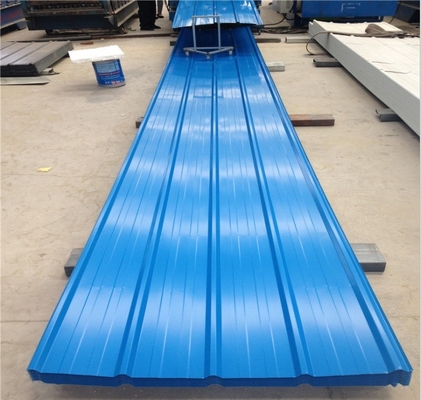 SGCC/CGCC/DX51D Z/Q195-Q345 PPGI Coil en acier revêtu de couleur tôle d'acier prépeinte GI GL Matériaux de construction PPGI Vague