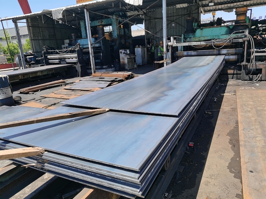 ASTM A36 Plaques d'acier doux laminées à chaud Plaque d'acier au carbone non allié Plaque de métal de fer avec certificat ISO9001
