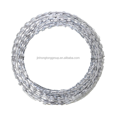 500 mm de diamètre serpent fil de rasoir fil de fer Concertina type de rasoir croisé rasoir anti-escalade lame fil de fer barbelé 304 acier inoxydable