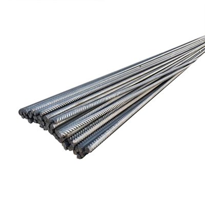 HRB400 HRB335 Barre en acier D10 D12 D16 D20 Barre ronde déformée Longueur 6m 8m 9m 12m pour le renforcement du béton
