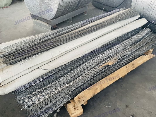 Galvanisé à chaud 500m double fil de rasoir fil de fer barbelé clôture fil de haute résistance à la traction pour une sécurité accrue