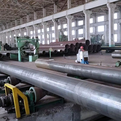 Facturaison par poids réel Technique ERW Pipe en acier soudé au carbone pour la construction et le transport de gaz naturel par voie navigable