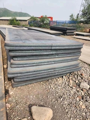 Poids de bobine personnalisé en tôle d'acier au carbone laminée à chaud / tôle d'acier / tôle MS pour 0,8-300 mm d'épaisseur et 5-10 tonnes