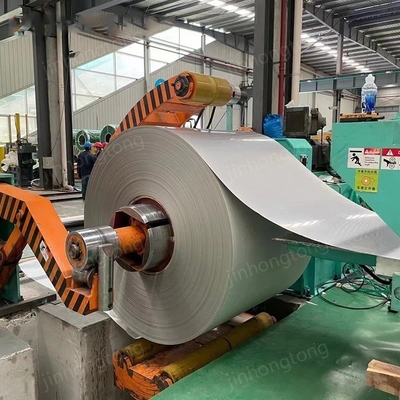202 201 bobine métallique dorée 8K or 304 argent Tolérance de bobine en acier inoxydable ± 1% et finition de surface NO.1 pour la décoration hôtelière