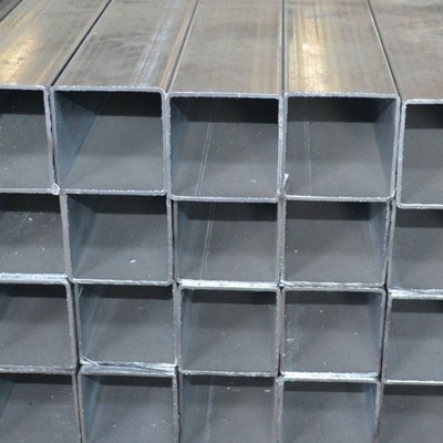 Q195/Q215/Q235/Q345/SS400 de qualité zinc revêtu de gi tuyau en fer galvanisé en acier section creuse tube carré d'épaisseur de 0,8 20 mm