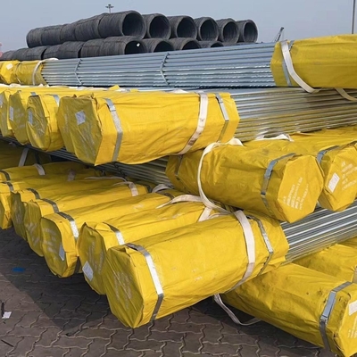 Taille personnalisée G60 G90 Tuyaux en acier galvanisé revêtus de zinc avec une tolérance de ± 1% et une longueur de 12 m