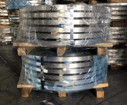 JIS ASTM DX51D SGCC bande de bobine en acier galvanisé laminée à chaud/enroulée à froid pour traitement Largeur 20-1500 Tolérance ±1%