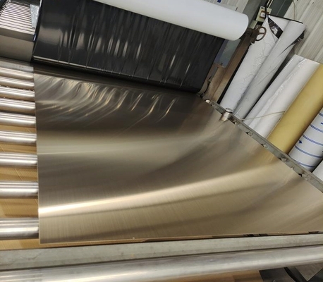 ASTM A240 Plaque en acier inoxydable 201 304 316 316L 409 laminée à froid laminée à chaud avec une largeur de 20 mm à 1500 mm et une finition de surface BA