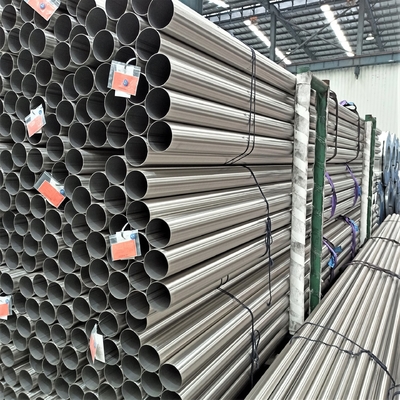 BA Finition de surface soudé ASTM SS Pipe 201 202 301 304 304L 321 316 316L Ronde Tableau 10 Pipe en acier inoxydable pour votre