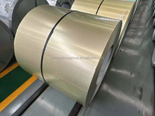 Tolérance ± 1% GL AZ50 Plaque ondulée DX51D SGCC 1000 mm de largeur anti-doigts Aluzinc Galvalume Coil d'acier pour les tôles de toiture