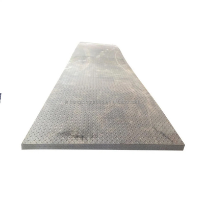 347 ASTM Standard S235 Calculateur de poids de plaque à carreaux 4,5 mm Anti-dérapant MS Plaque de plancher à carreaux en acier doux