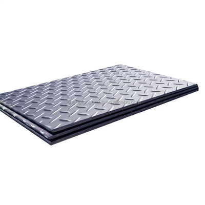 347 ASTM Standard S235 Calculateur de poids de plaque à carreaux 4,5 mm Anti-dérapant MS Plaque de plancher à carreaux en acier doux