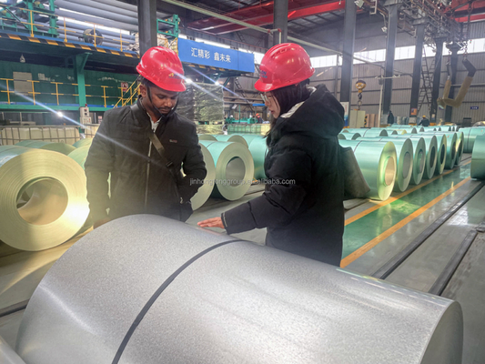 ASTM A792 Galvalume Zinc Aluminium Galvanisés en acier largeur 600-1500 mm Délai de livraison 7-14 jours ouvrables