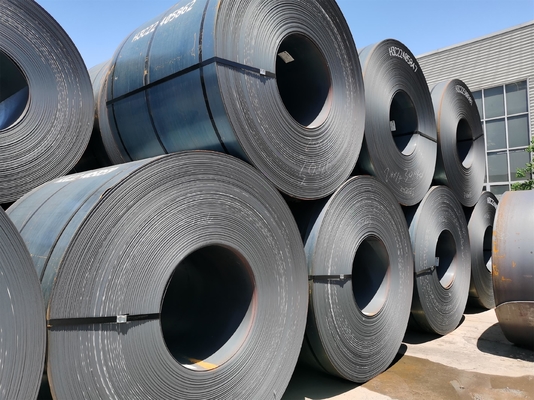 Grade Ss400 Q235 Q355 A36 Grade50 S235jr 1,2 mm 1,5 mm 1,1 mm à 12 mm HRC doux Ms noir à base de carbone laminé à chaud
