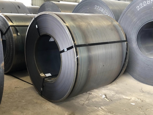 0.2-3 mm Largeur de l'acier résistant à l'usure Q195 Q215 Q235 Q255 Q275 JIS ASTM GB Acier au carbone bobine laminée à chaud / rouleau / bande à bon état