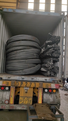 Barres en acier à filetage rond HRB400 HRB500 6 mm 8 mm 10 mm 12 mm 16 mm 20 mm 25 mm 50 mm pour les structures en béton armé