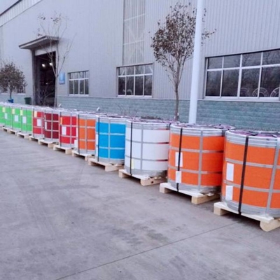 10 à 35 microns de peinture sur les bobines d'acier galvanisé prépeintes pour une construction pliable et durable