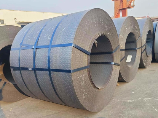 Plaque en tôle d'acier inoxydable à carreaux en relief avec finition de surface 2B et longueur de 2 6 m