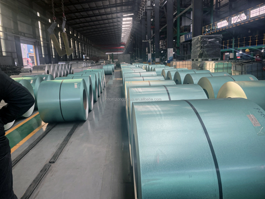 Coils en acier Galvalume Az150 Coil en acier Galvalume pour une largeur de 1000/1250/1500 mm et un poids de bobine personnalisé de 3-5 tonnes