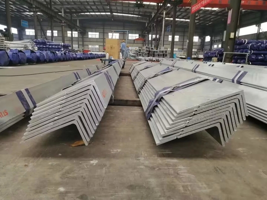 Barres d'acier à angle en SS laminées à chaud personnalisation 2205 2507 V Barre d'acier à angle en forme de 3,0 mm à 100 mm Standard AiSi ASTM DIN EN GB JIS bs