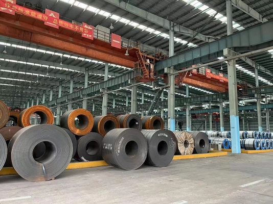 Strips d'acier au carbone laminés à chaud bobines de tôle de bobine d'acier galvanisé avec passage de peau et tolérance ± 1%