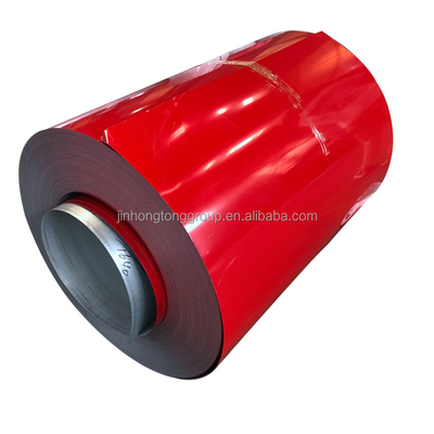 Coil d'acier revêtu de couleur de qualité SGCC/CGCC pour applications industrielles Largeur 600-1250 mm Coil ID 508/610 mm Fabriqué