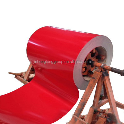 Coil d'acier revêtu de couleur de qualité SGCC/CGCC pour applications industrielles Largeur 600-1250 mm Coil ID 508/610 mm Fabriqué
