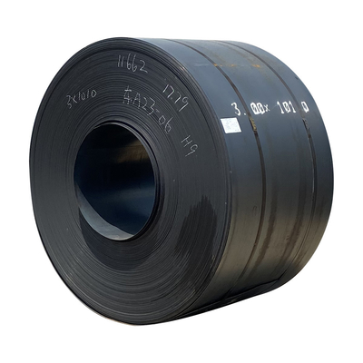 BS EN GB AiSi ASTM DIN JIS Standard Coil en acier au carbone laminé à chaud à haute dureté avec passage de peau et sans avantage