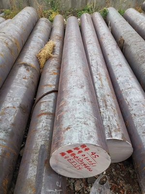 Matériau de construction pour l'industrie Q235 Q255 Q345 Barre d'acier à barres rondes laminée à froid pour taille et diamètre personnalisés