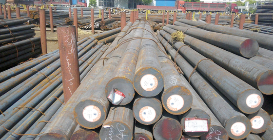 Matériau de construction pour l'industrie Q235 Q255 Q345 Barre d'acier à barres rondes laminée à froid pour taille et diamètre personnalisés