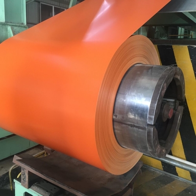 Coil galvanisé PPGI/PPGL Coil en acier revêtu de couleur avec tolérance ± 1% et emballage navigable standard