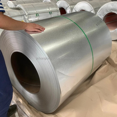Certifié ISO9001 en zinc revêtu A653 Z40 Z275 DX51d bobine d'acier galvanisé plaque métallique en fer galvanisé bobines SGCC Gi
