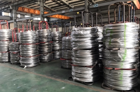 Tire de soudage en acier inoxydable à bas prix 7 * 7 2,5 mm de nylon PVC en plastique enduit de fil SS en Chine