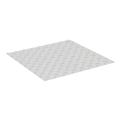 Plaque d'aluminium à carreaux de haute résistance de 6 mm à 10 mm 6061 6063 6082 6A02 Plaque de carreaux en aluminium pour la structure