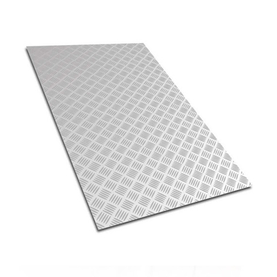 Plaque d'aluminium à carreaux de haute résistance de 6 mm à 10 mm 6061 6063 6082 6A02 Plaque de carreaux en aluminium pour la structure