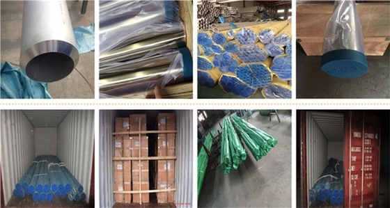 ASTM 301 302 304 305 304L 316 316L tubes en acier inoxydable industriel laminés à chaud