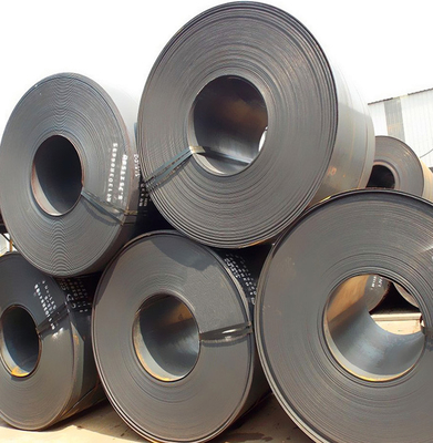 Coil noir en acier au carbone Q195 St37 Q275 Q295 Q235 Q355 St52 S45c Ventes d'usine HRC Ms Coil doux laminé à chaud en acier à faible teneur en carbone