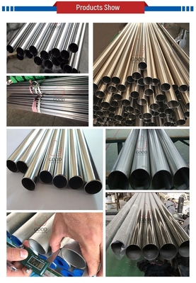 Fabrique d'acier inoxydable SUS 316l 201 304 ss tubes en acier tubes en acier inoxydable en acier inoxydable soudés sans soudure